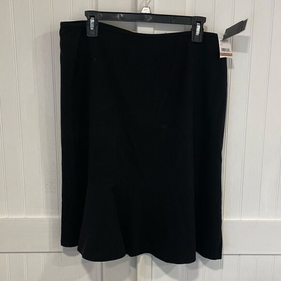 Nine West Black fully line skirt size 12 - Picture 1 of 6